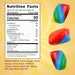 Snackathon Rainbow Cherry Flavored Hard Candy Twists, Cylinder-Shaped Twists Snackathon 