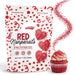 Snackathon Red Nonpareils Sprinkles, 7 oz, Festive Red Sugar Dot Sprinkles Snackathon Red Nonpareils 7 Ounce 