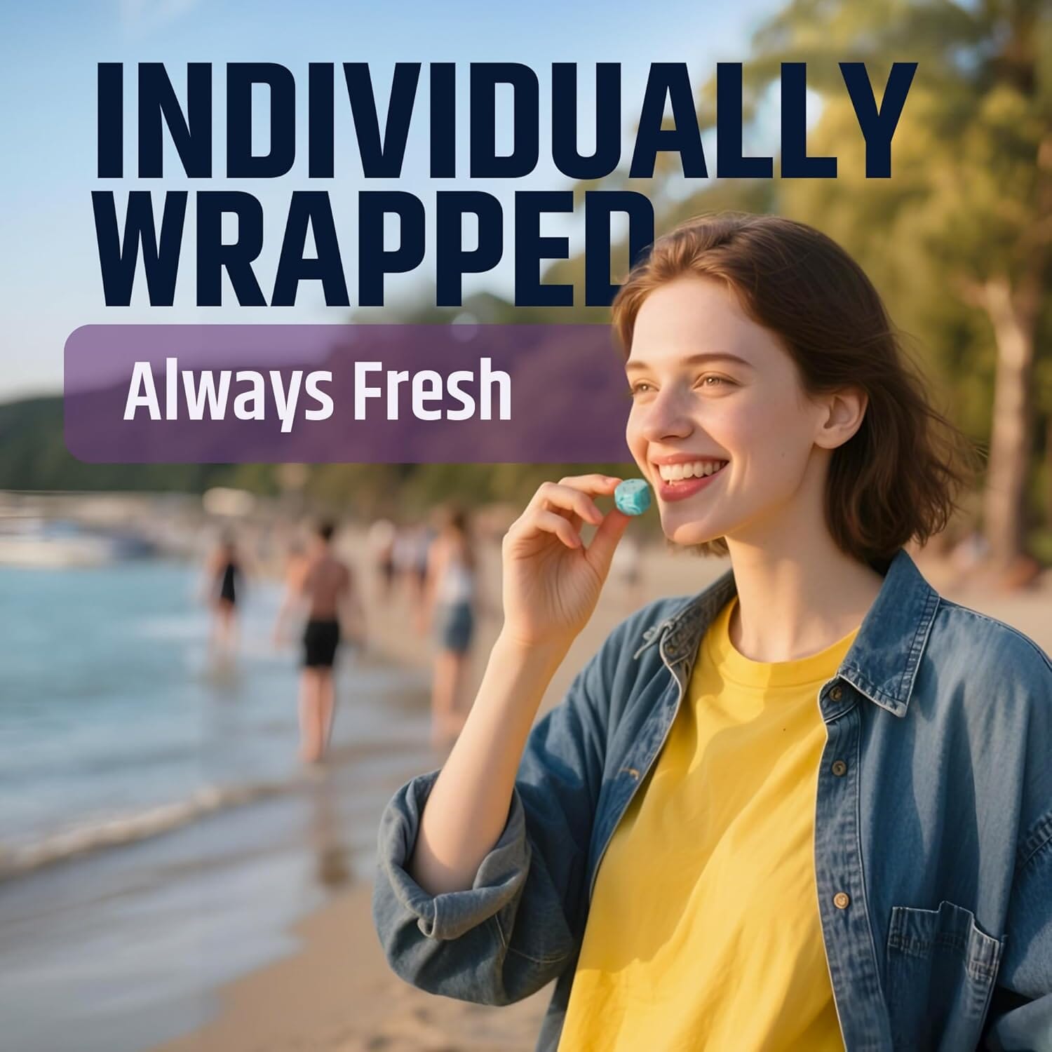 Snackathon Salt Water Taffy Assorted Mix – Chewniverse Edition, 10 Flavor Variety, Individually Wrapped Soft & Chewy Gourmet Candy, Unique 7 oz Themed Bag for Gifting Snackathon 