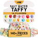 Snackathon Salt Water Taffy Assorted Mix – Flavor Variety, Bulk 2 LB Family Size, Soft & Chewy Gourmet Candy, Individually Wrapped Pieces Snackathon 14 Flavor Variety 