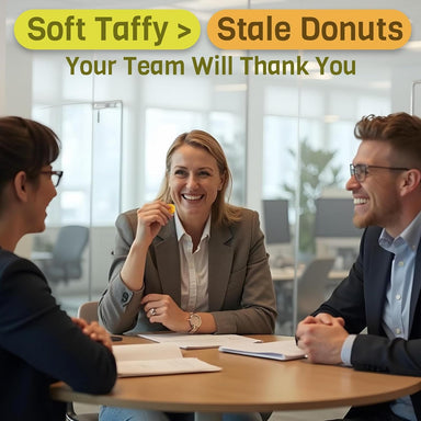 Snackathon Salt Water Taffy Assorted Mix – Flavor Variety, Bulk 2 LB Family Size, Soft & Chewy Gourmet Candy, Individually Wrapped Pieces Snackathon 