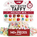 Snackathon Salt Water Taffy Assorted Mix – Holiday Edition, Individually Wrapped Pieces Snackathon 14-Flavor Variety 