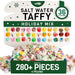 Snackathon Salt Water Taffy Assorted Mix – Holiday Edition, Individually Wrapped Pieces Snackathon 36-Flavor Variety 