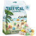 Snackathon Salt Water Taffy Assorted Mix – Taffycal Island Edition, 10-Flavor Tropical Variety, Individually Wrapped Soft & Chewy Gourmet Candy, Unique 7 oz Themed Bag for Gifting Snackathon 7 Ounce 