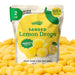 Snackathon Sanded Lemon Drops Hard Candy, Naturally Flavored Snackathon Lemon 2 Pound 