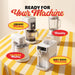 Snackathon Soft Serve Mix Variety Pack, 3 Fruity Flavors (Pineapple, Orange, Strawberry), Makes 3 Quarts, Powder Packets for Ice Cream Maker, Soft Serve Machine, Whip-Style Frozen Treats Snackathon 
