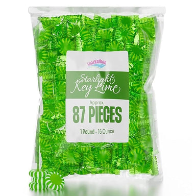 Snackathon Starlight Candy, Individually Wrapped, Key Lime Snackathon 1 LB 