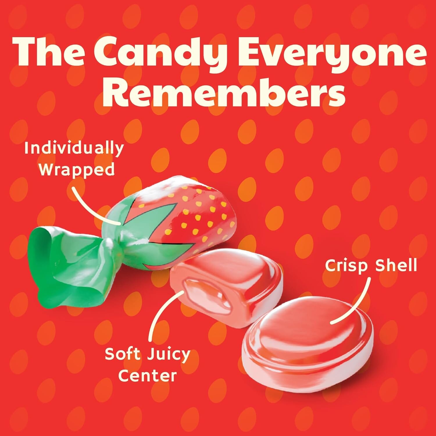Snackathon Strawberry Bon Bons Hard Candy Snackathon 