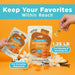 Snackathon Sugar Free Butterscotch Hard Candy, Individually Wrapped | Resealable Bag, Zero Sugar Butter Scotch Discs, Old Fashioned Candy, Gluten Free, For Sharing & Gifting Snackathon 
