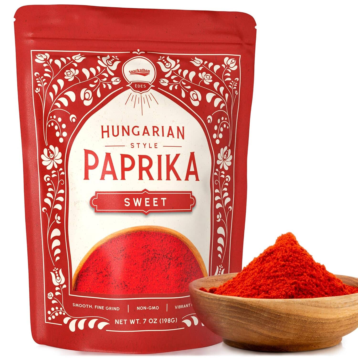 Snackathon Sweet Hungarian Style Paprika Bulk With Resealable Bag Snackathon Foods 7 oz 