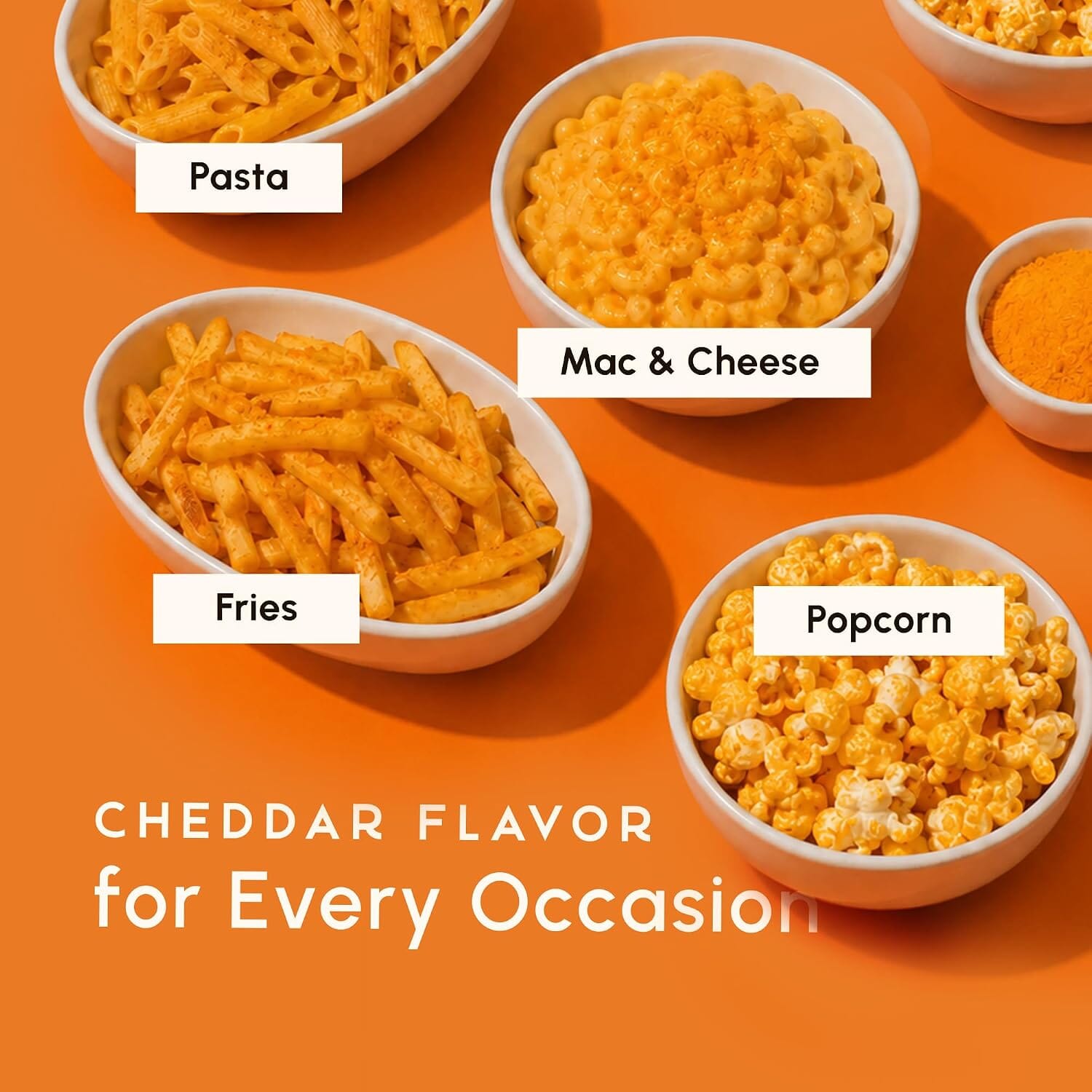 Snackathon Yellow Cheddar Cheese Powder, Made with Real Cheese Snackathon 