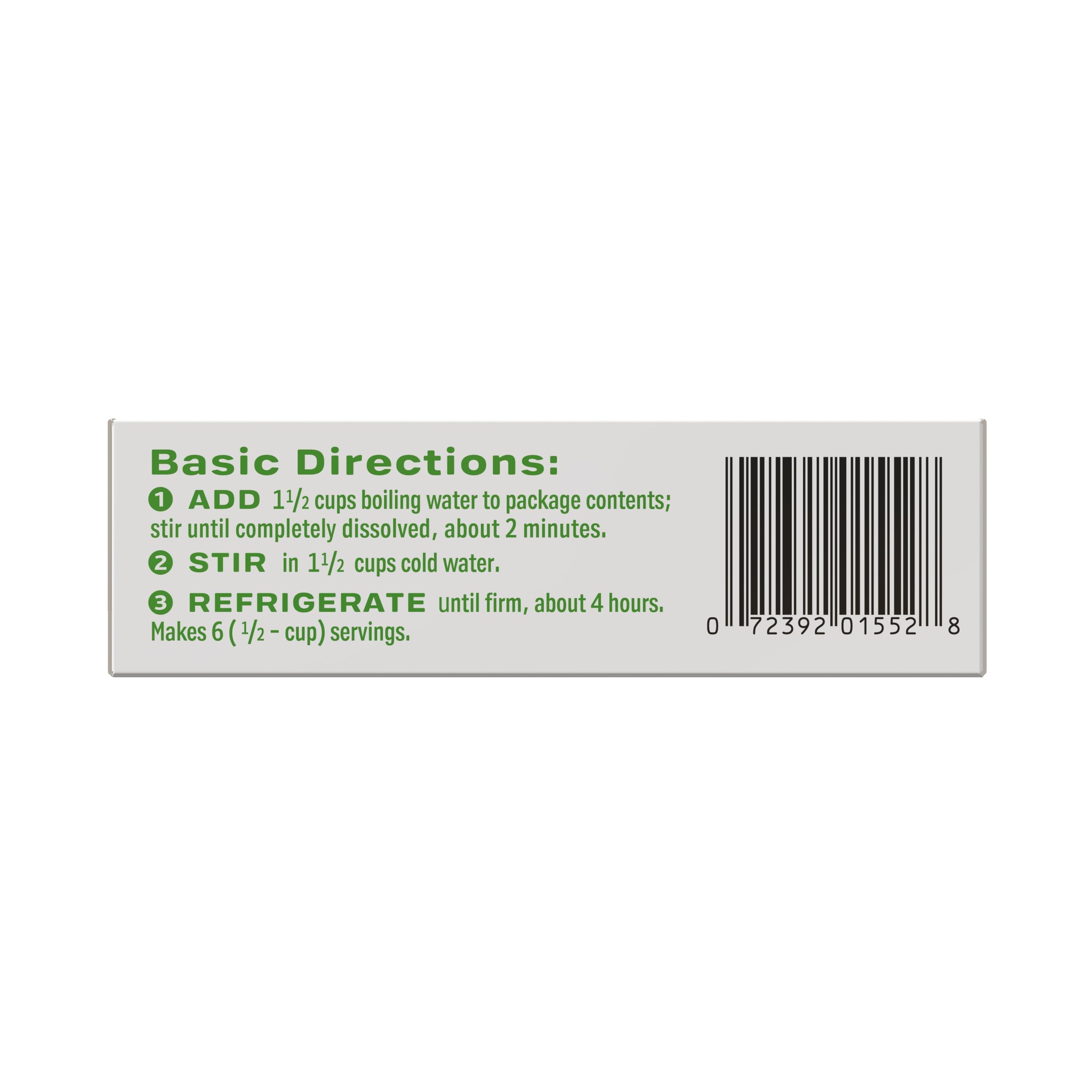 Sonic Green Apple Gelatin Mix, 6 Servings, 3.94 oz Cardboard Box Sonic 