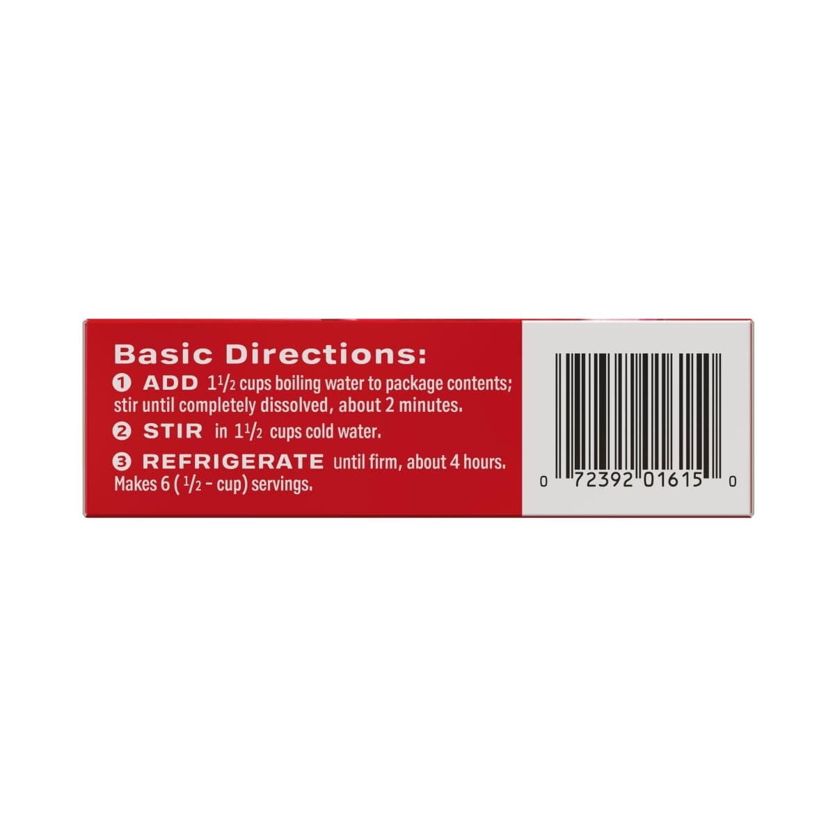 Starburst Cherry Gelatin Mix, 6 Servings, 3.91 oz Cardboard Box Starburst 