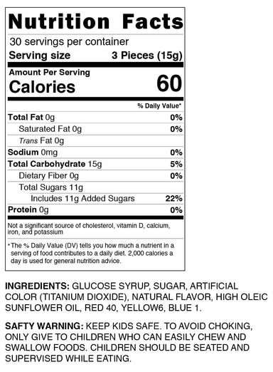 Starlight Peppermint Candy, Individually Wrapped, 1 Pound Bag Snackathon 