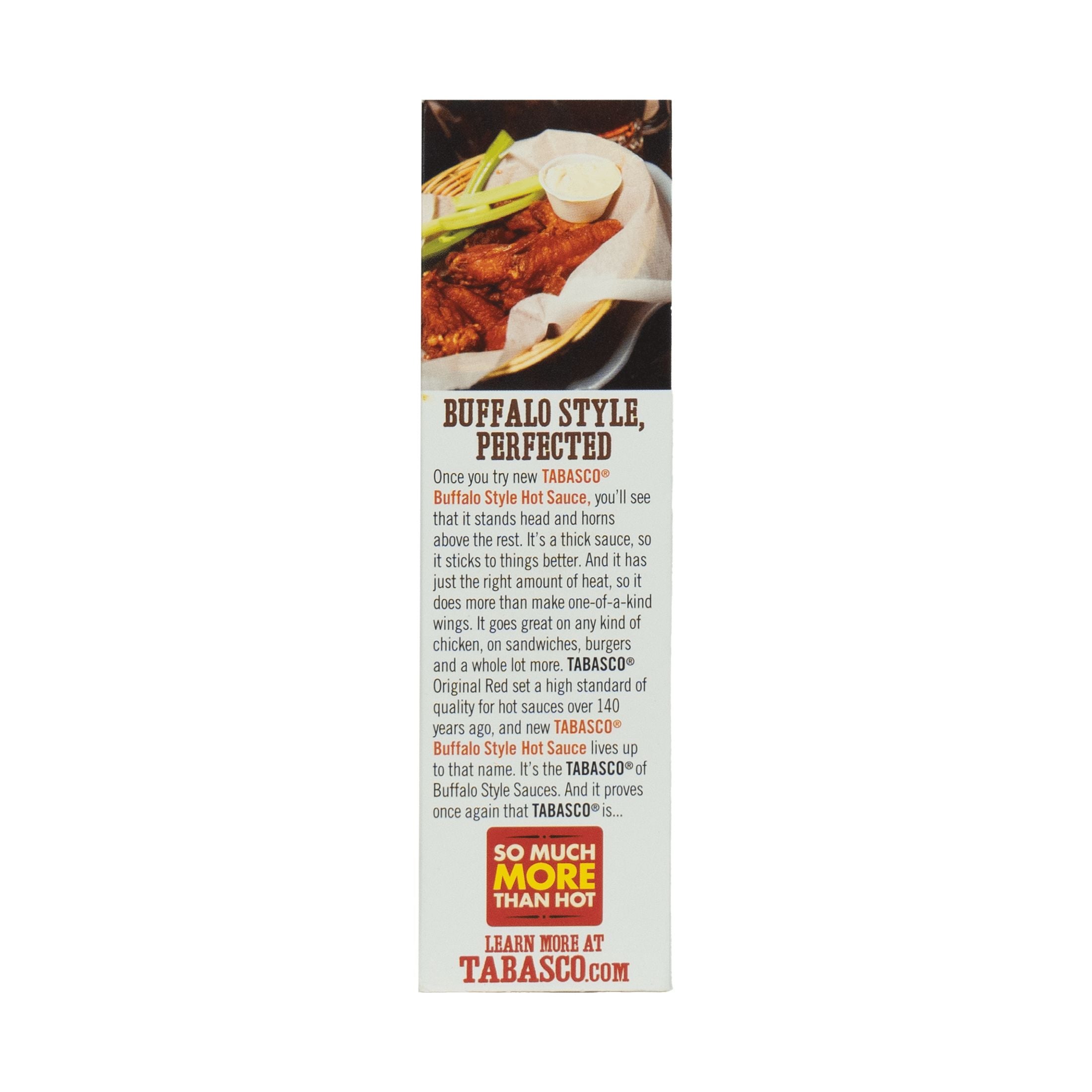Tabasco Buffalo Style Hot Sauce, 5oz, Good for Wings, Fish Free, Shelf Stable, Liquids, Glass Bottle TABASCO 