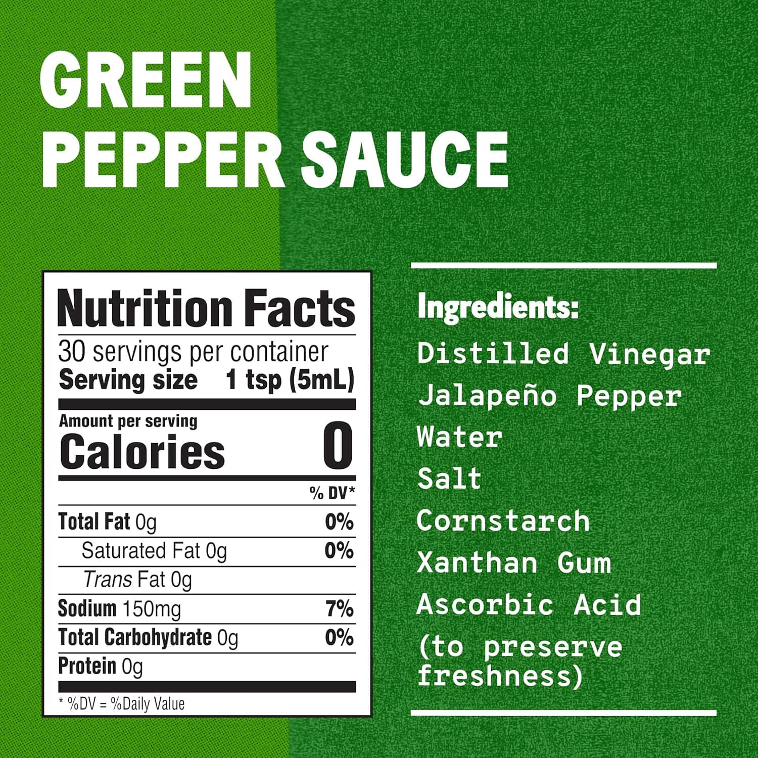 Tabasco Green Pepper Sauce, 2 Fluid Ounce Pack of 1-5972161568 Tabasco 