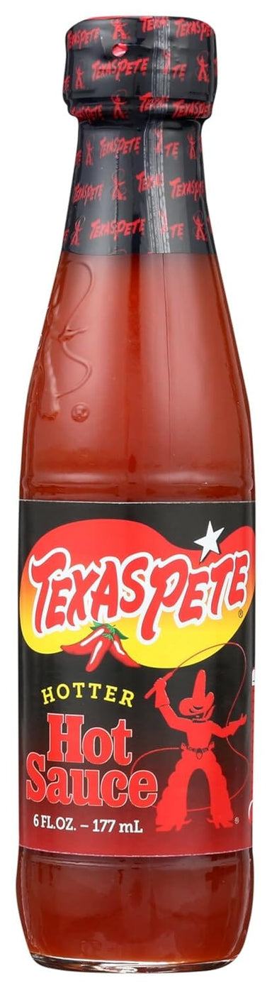 Texas Pete Hot Sauce, 6 Ounce Texas Pete Hotter 6 Ounce 