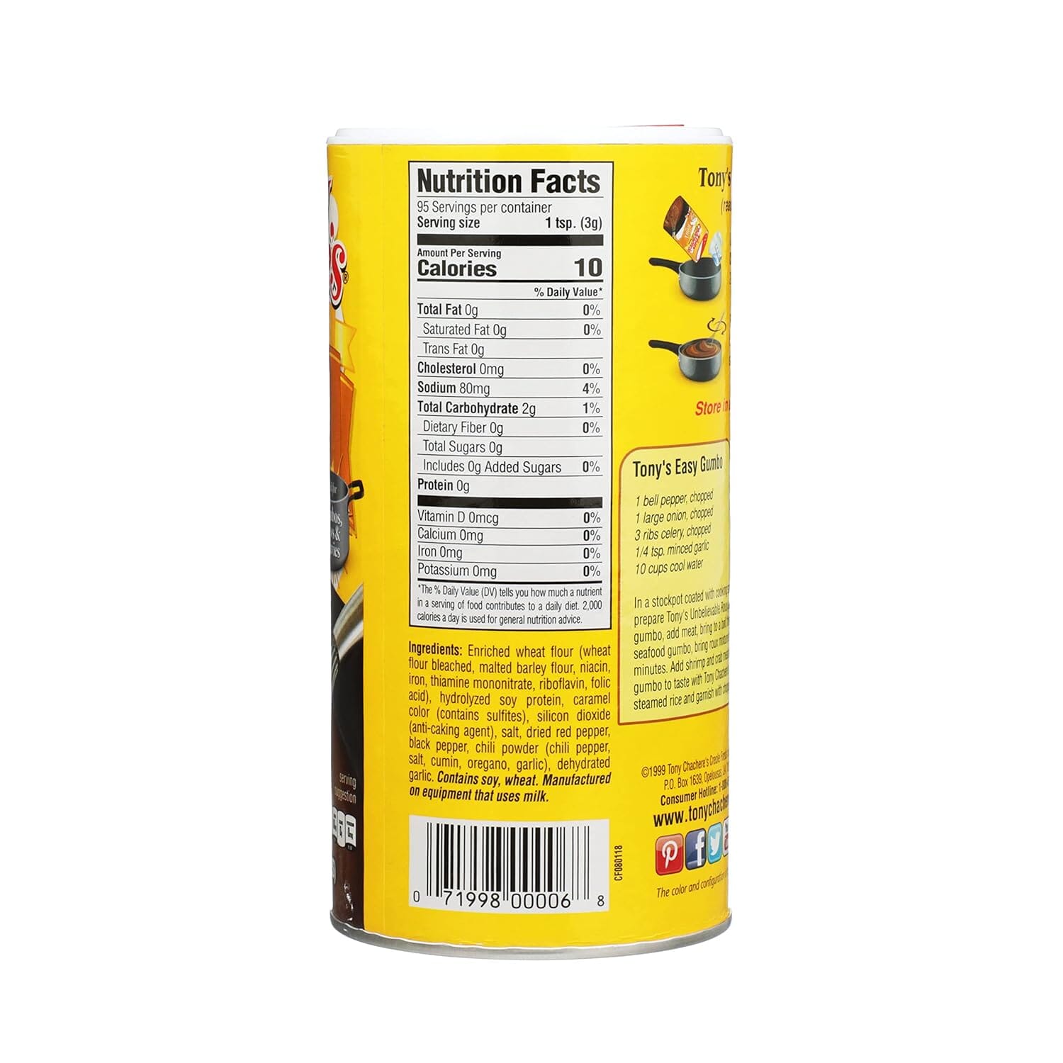 Tony Chachere's Creole Instant Roux Mix, 10 Ounce Tony Chachere's 