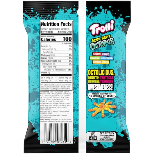 Trolli Sour Brite Meltable Trolli 