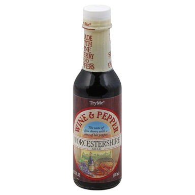 Try Me Wine & Pepper Worcestershire Sauce, 5 Ounce Try Me Gourmet 5 Ounce 