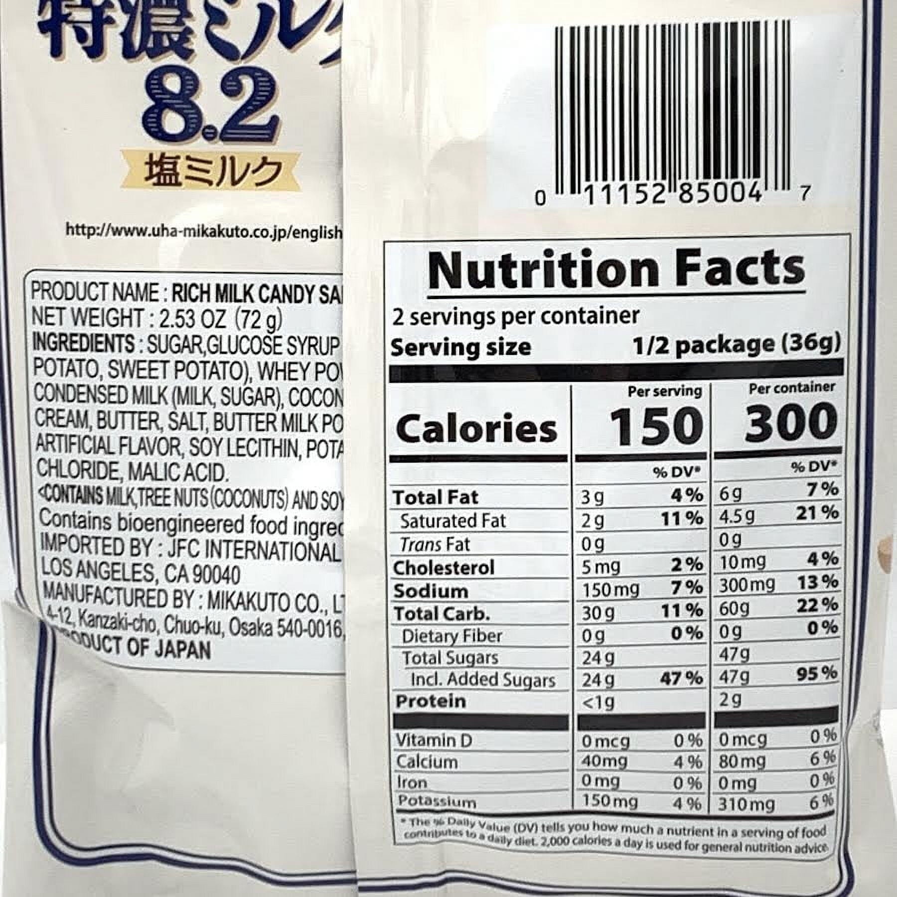 UHA Mikakuto Tokuno Rich Milk Candy – Smooth & Creamy Japanese Candy (Limited Stock, 4 Flavors) UHA 