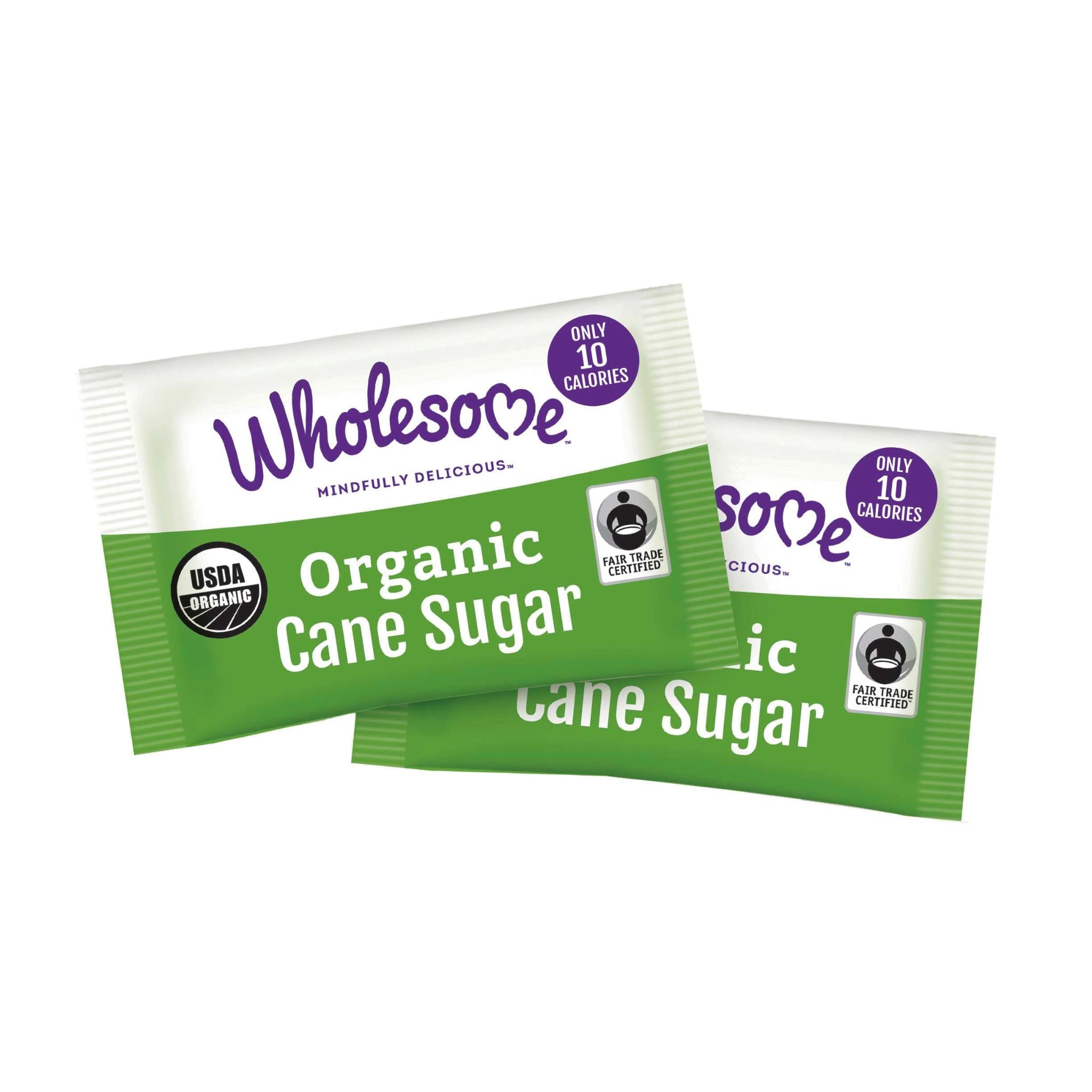 Wholesome Sweeteners, Fair Trade Organic Cane Sugar, 1000 Count Wholesome Sweeteners 