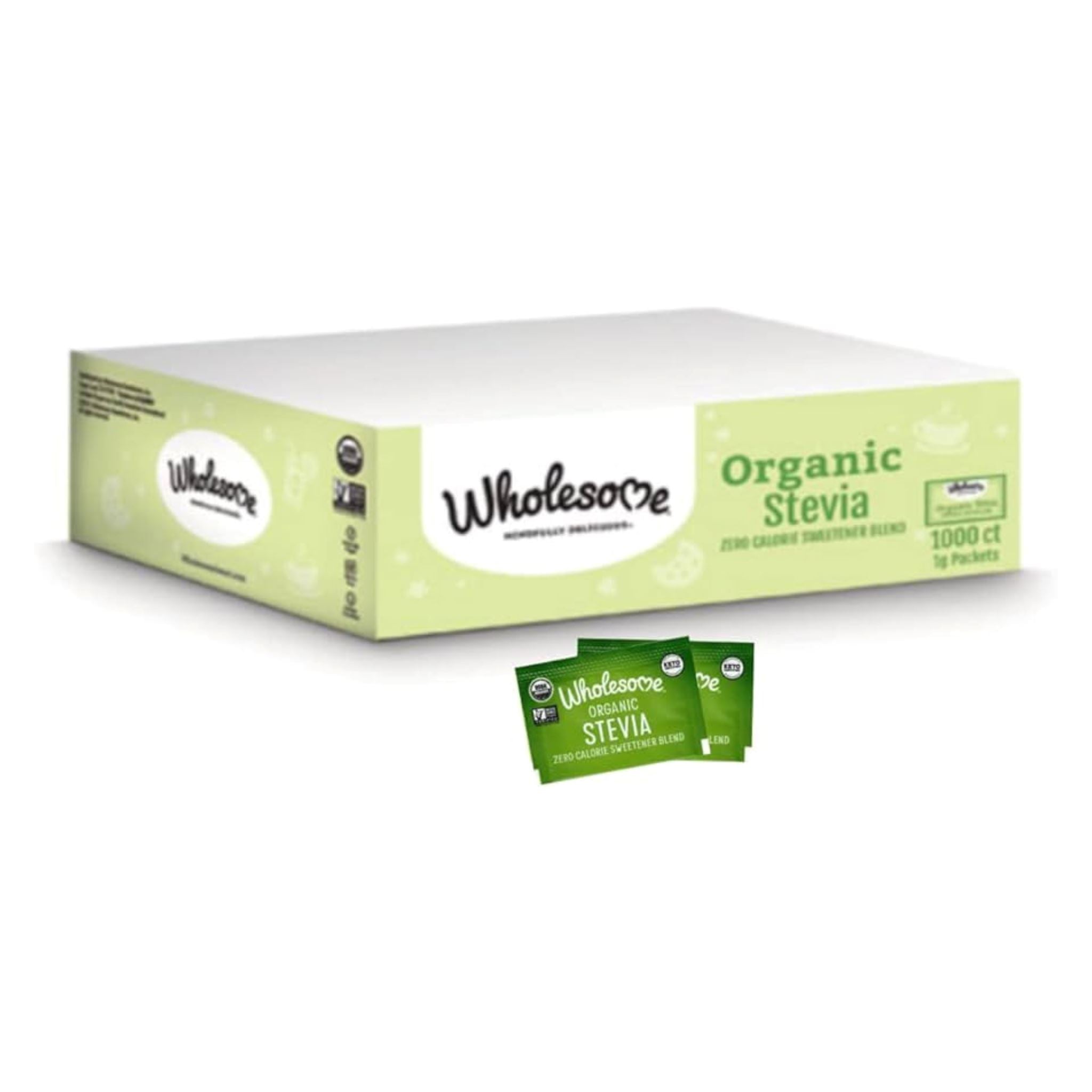 Wholesome Sweeteners, Organic Stevia, 1000 Count Wholesome Sweeteners 