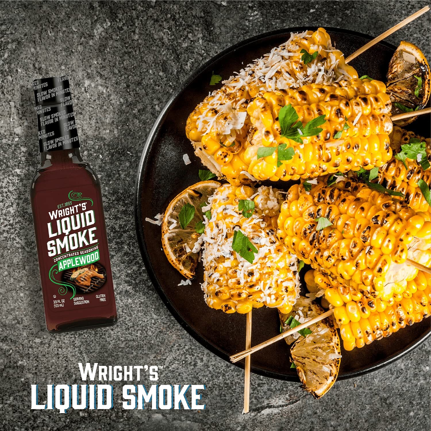 Wright's Liquid Smoke, Applewood, 3.5 Ounce Wright's 