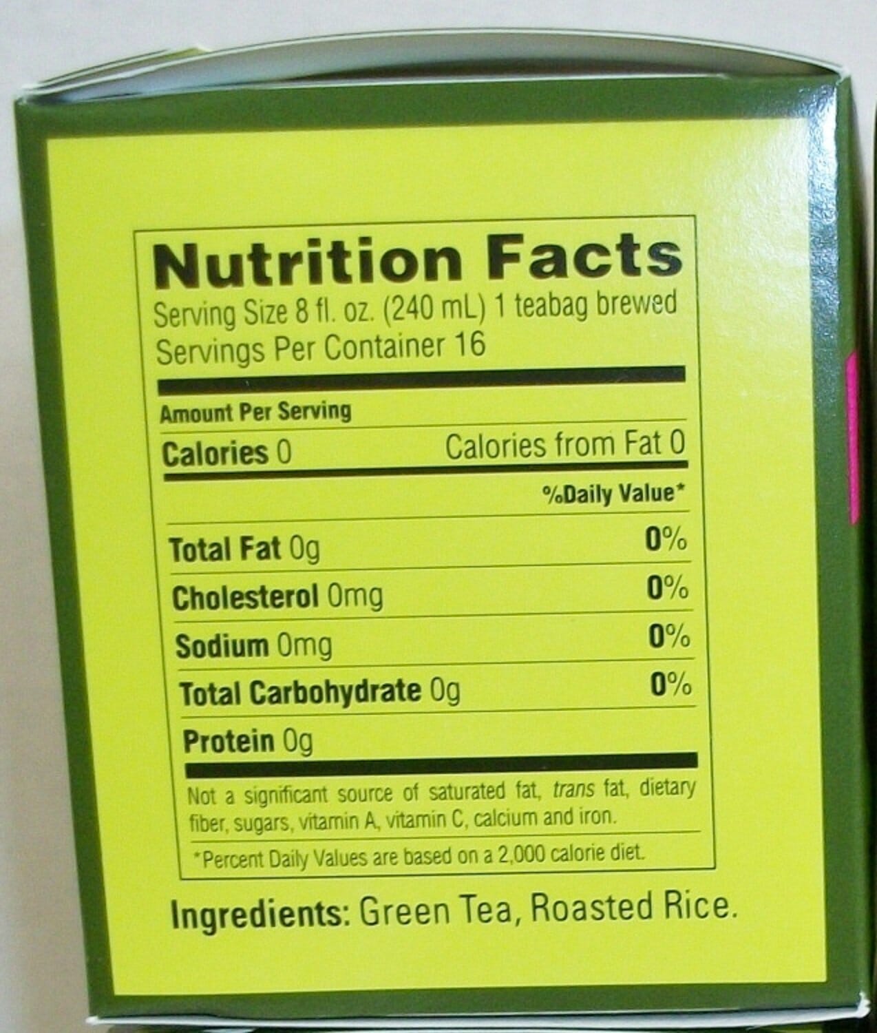 Yamamotoyama Green Tea with Roasted Brown Rice, 16 each Yamamotoyama 