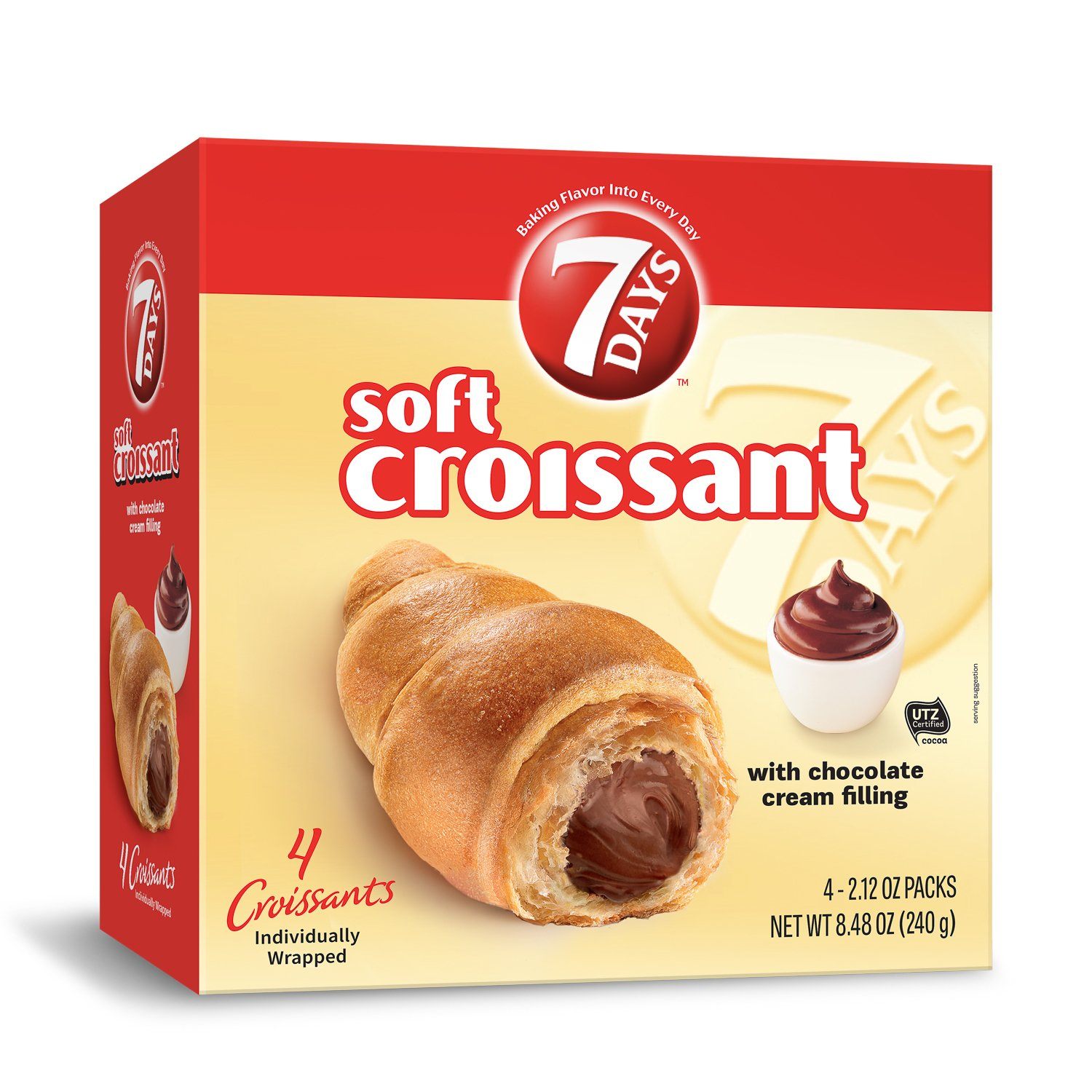 7 Days Soft Croissant 7 Days Chocolate 8.48 Ounce 