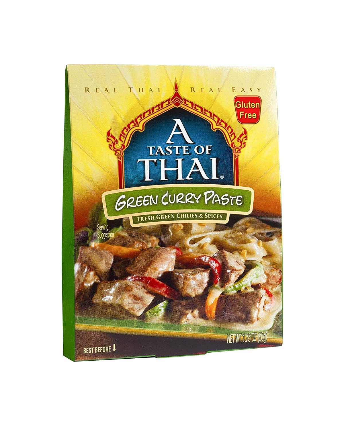 A Taste of Thai Curry Pastes A Taste of Thai Green 1.75 Ounce 