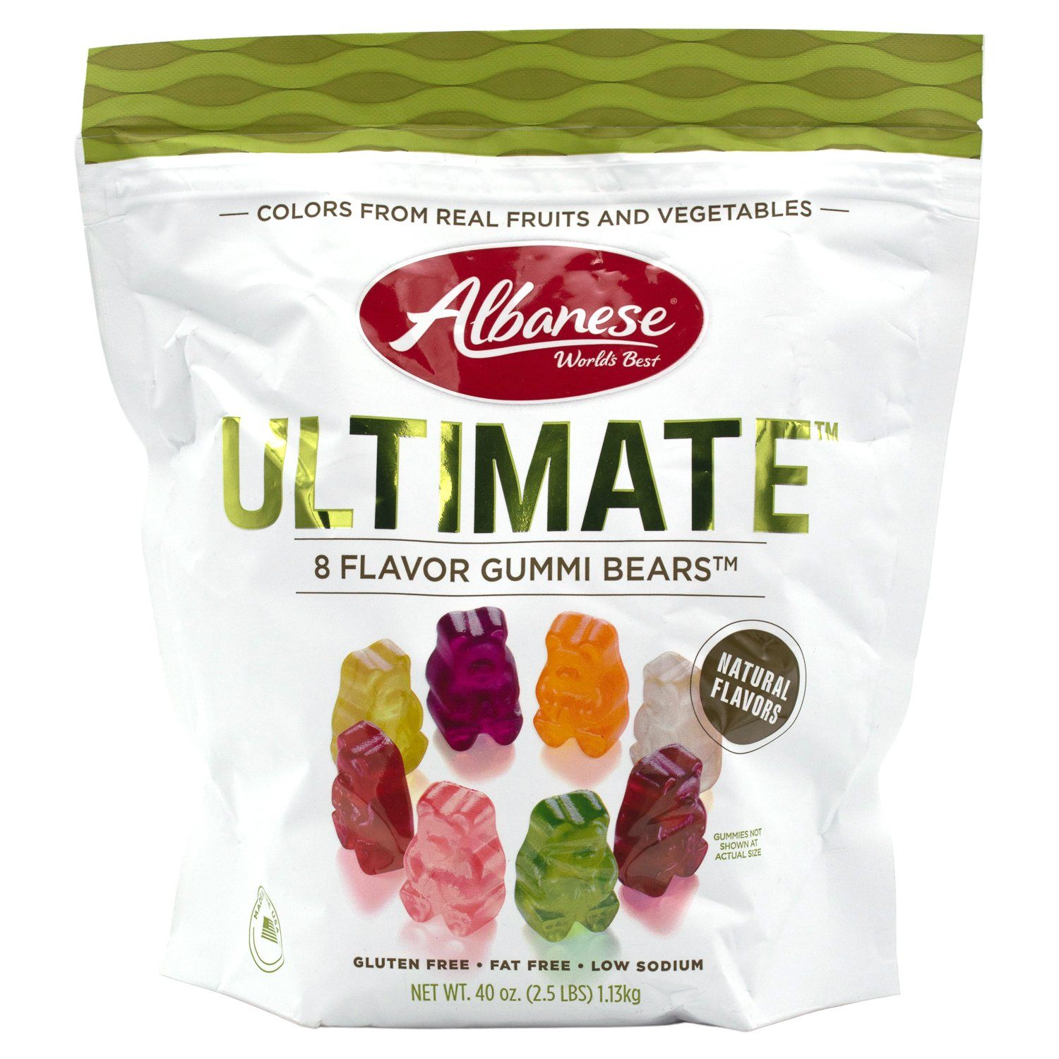 Albanese Gummies Candy Meltable Albanese Ultimate 8 Flavor 40 Ounce 