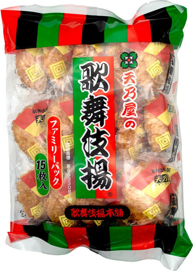 Amanoya Kabuki-Age, Japanese Rice Crackers Snackathon Foods 