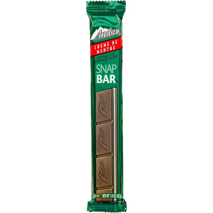 Andes Crème de Menthe Thin Mints Andes 1.5 Ounce Snap Bar 