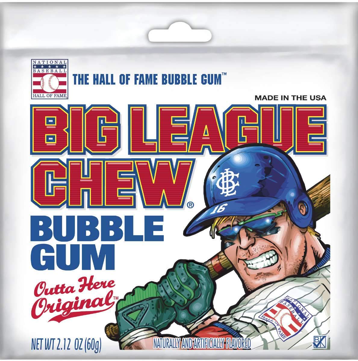 Big League Chew Bubble Gum Big League Chew Original 2.12 Ounce 