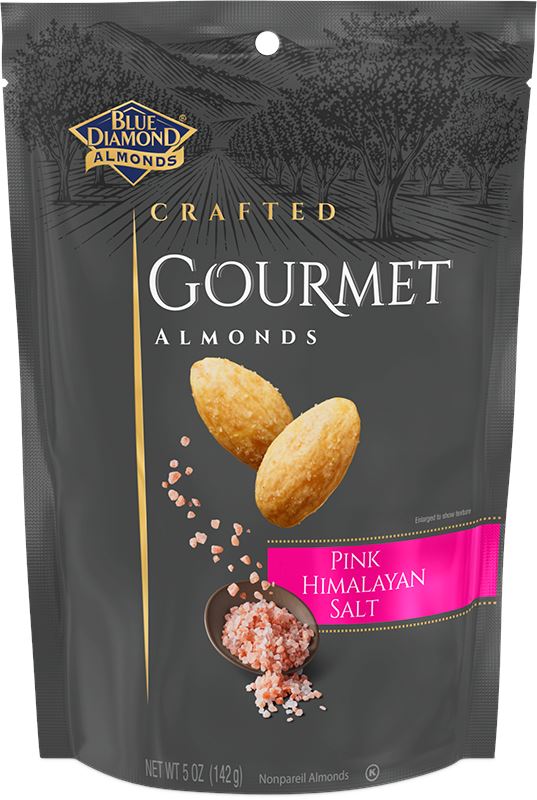 Blue Diamond Craft Gourmet Almonds Blue Diamond Almonds Pink Himalayan Salt 5 Ounce 