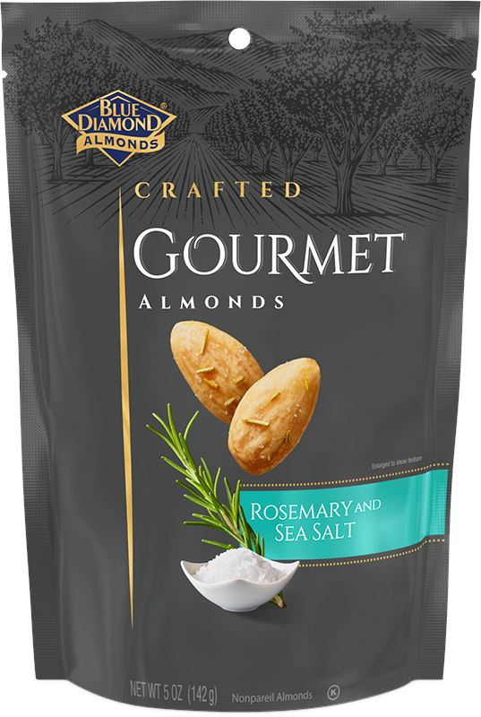 Blue Diamond Craft Gourmet Almonds Blue Diamond Almonds Rosemary & Sea Salt 5 Ounce 