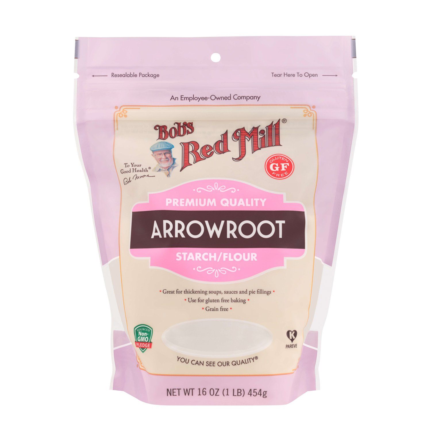 Bob's Red Mill Arrowroot Starch Bob's Red Mill 16 Ounce 