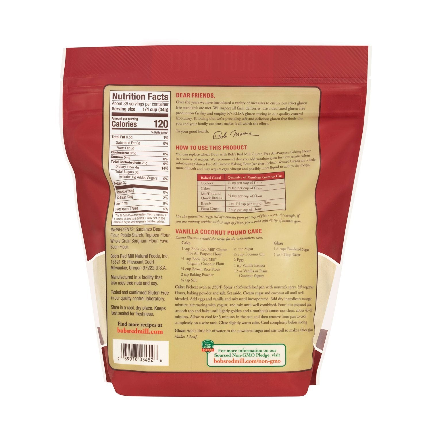 Bob's Red Mill Gluten Free All Purpose Baking Flour Bob's Red Mill 