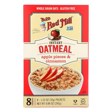 Bob's Red Mill Instant Oatmeal Packets Bob's Red Mill Apple Cinnamon 9.88 Ounce 