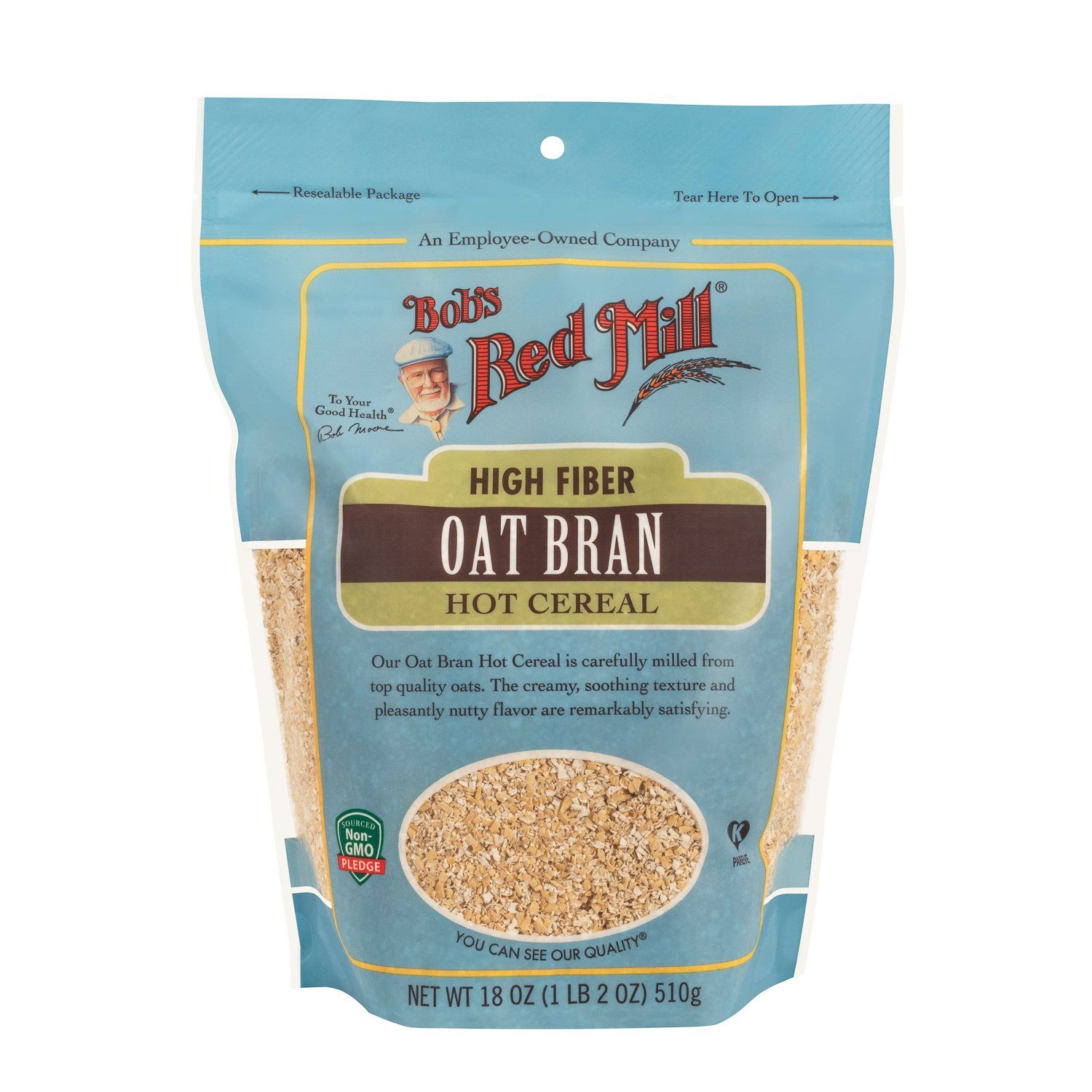 Bob's Red Mill Oat Bran Cereal Bob's Red Mill Regular 18 Ounce 