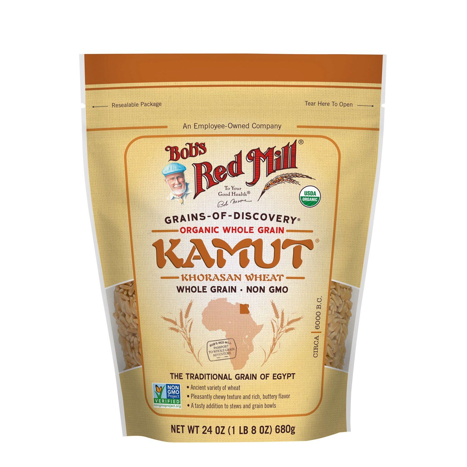 Bob's Red Mill Organic Kamut Flour Bob's Red Mill 24 Ounce 