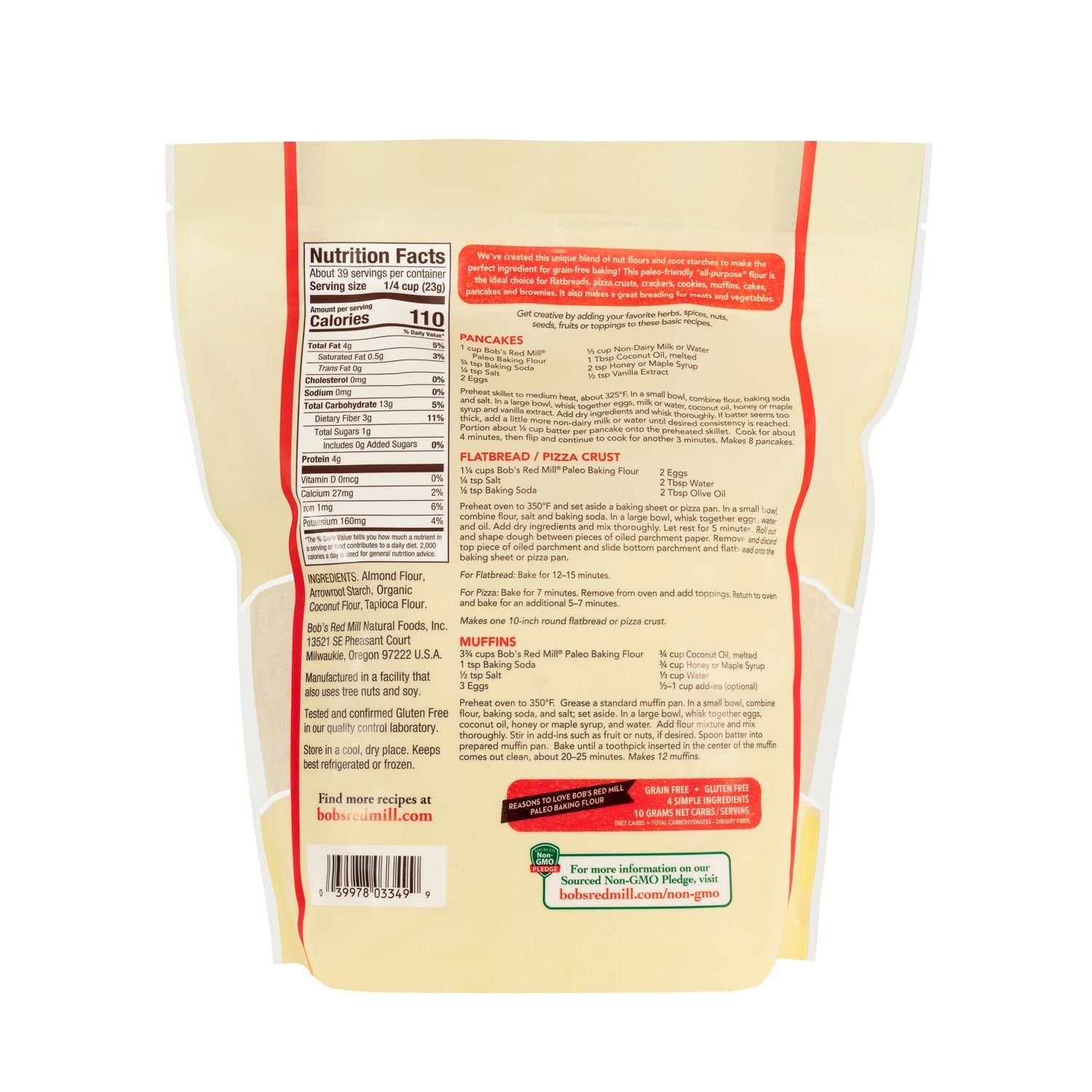 Bob's Red Mill Paleo Baking Flour Bob's Red Mill 