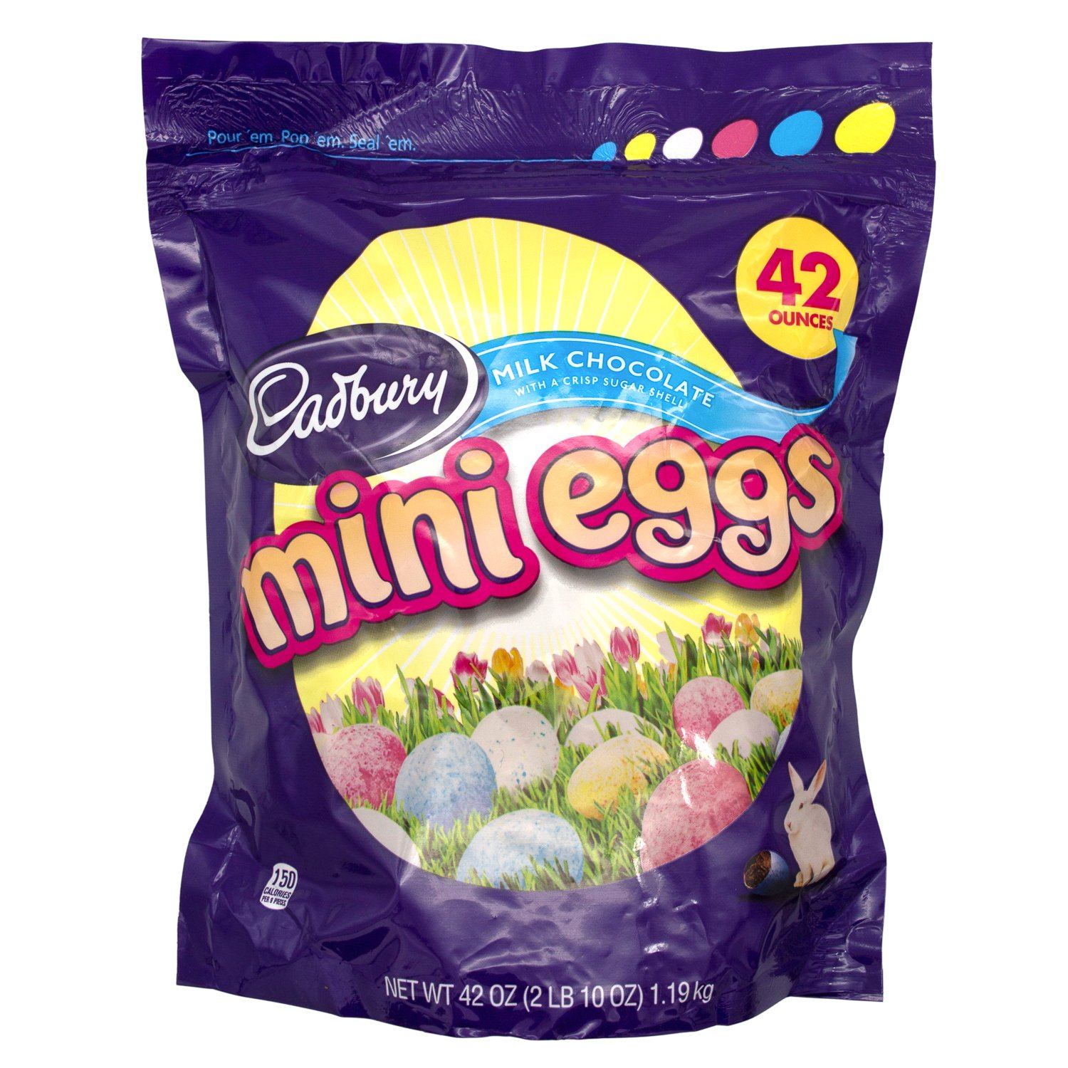 Cadbury Eggs Easter Candy Meltable Cadbury Mini Eggs-Milk Chocolate 42 Ounce 