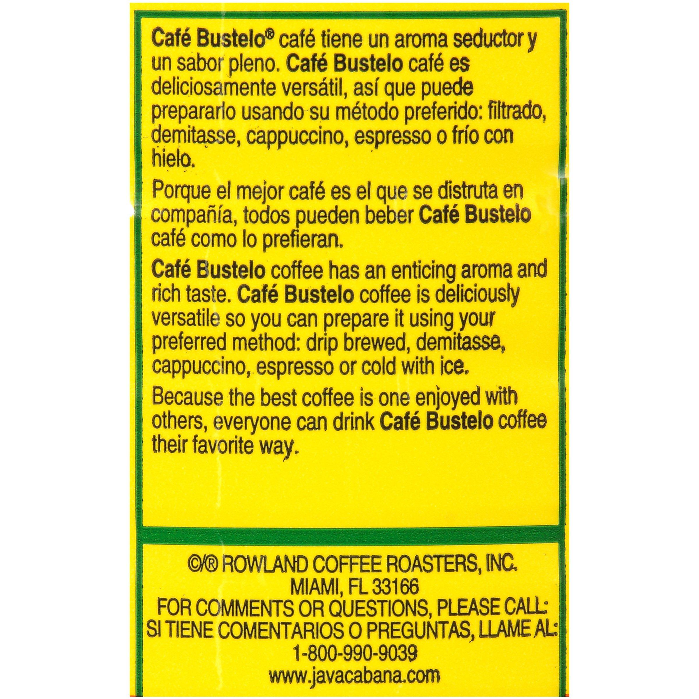 Café Bustelo Ground Coffee Café Bustelo 