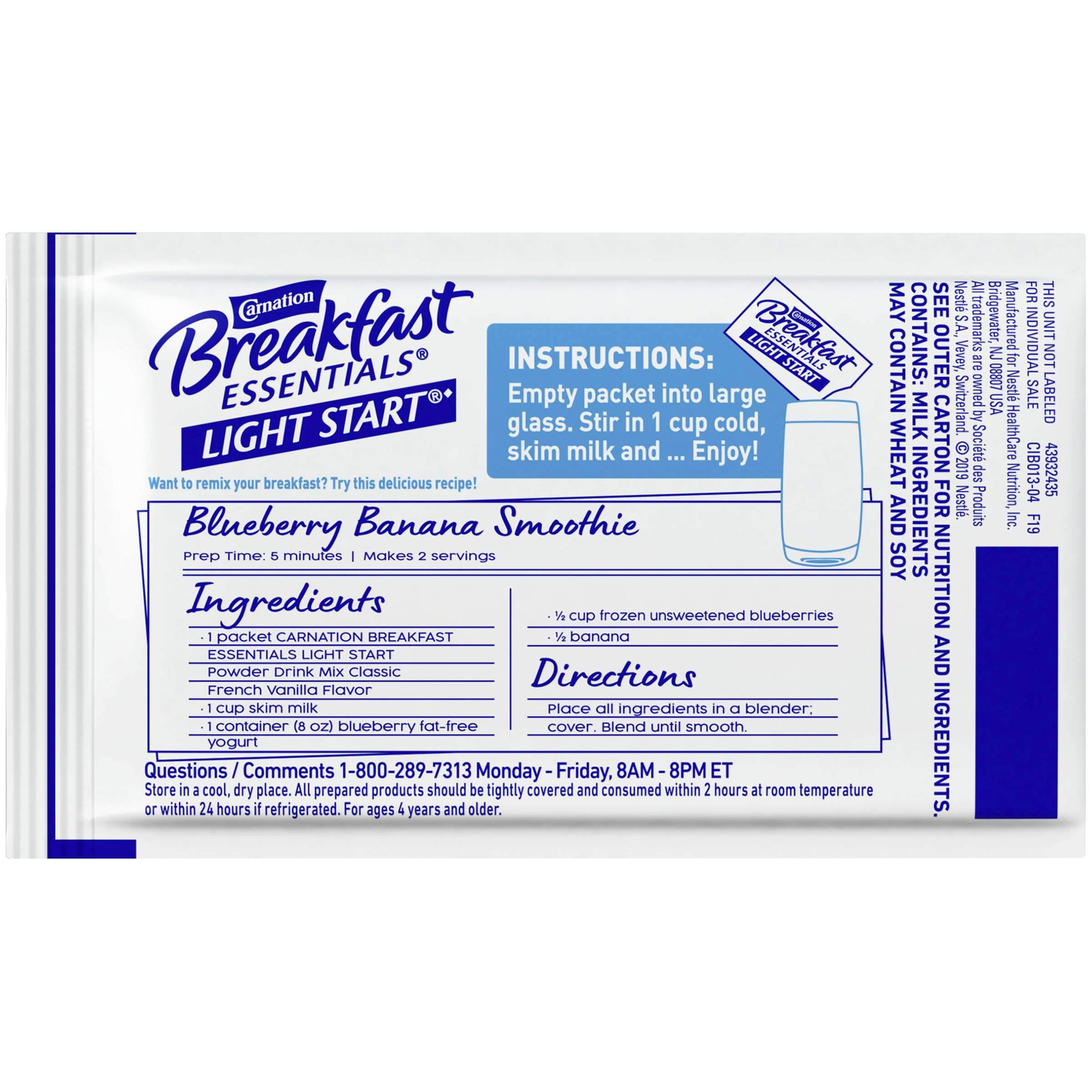 Carnation Breakfast Essentials Drink Mix Nestle 