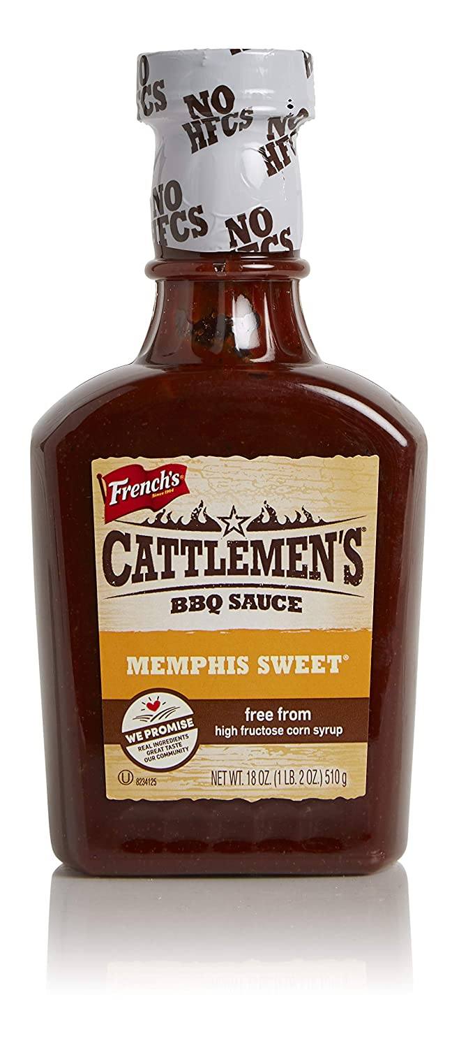 Cattlemen's BBQ Sauce French's Memphis Sweet 18 Ounce 