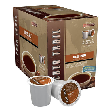 Caza Trail Coffee Pods, Hazelnut, Single Serve Caza Trail 