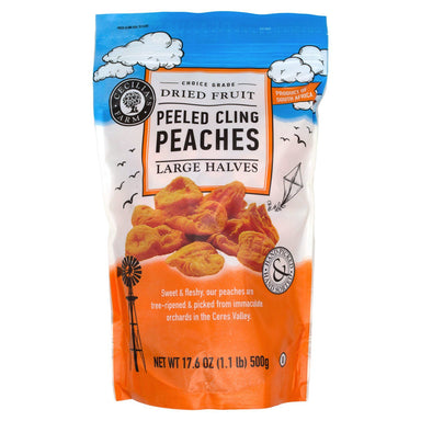 Cecilia’s Farm Dried Peeled Cling Peaches Cecilia’s Farm Peaches 17.6 Ounce 