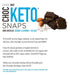 ChocXO ChocKeto Dark Chocolate, Coconut, Almond & Sea Salt Keto Snaps, 14.8 Ounce ChocXO 